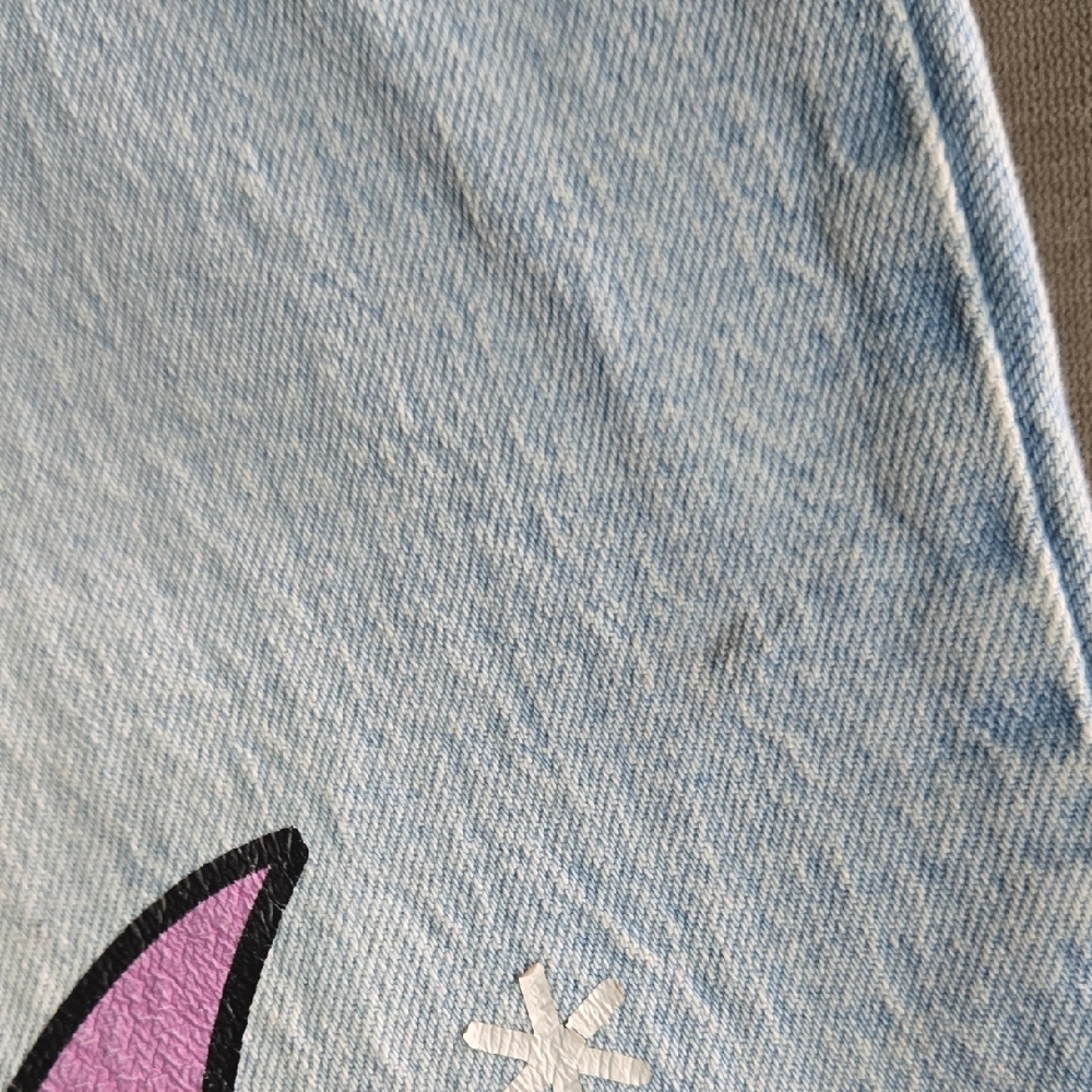 Sanrio Light Blue Jeans with Chococat and Purple Moon.. - Picture 16 of 16